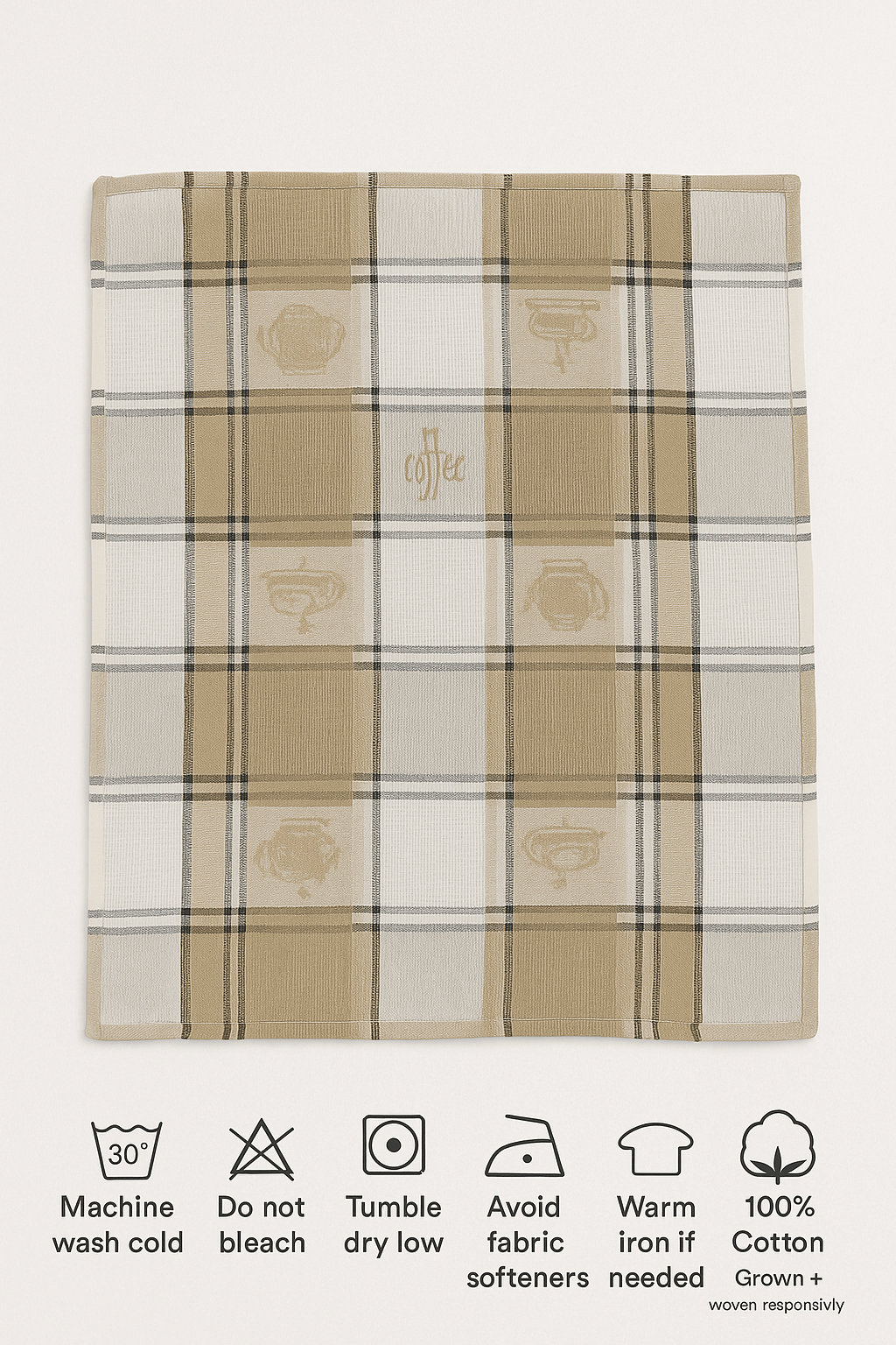 The Brew Towel – Coffee Print - Kapah