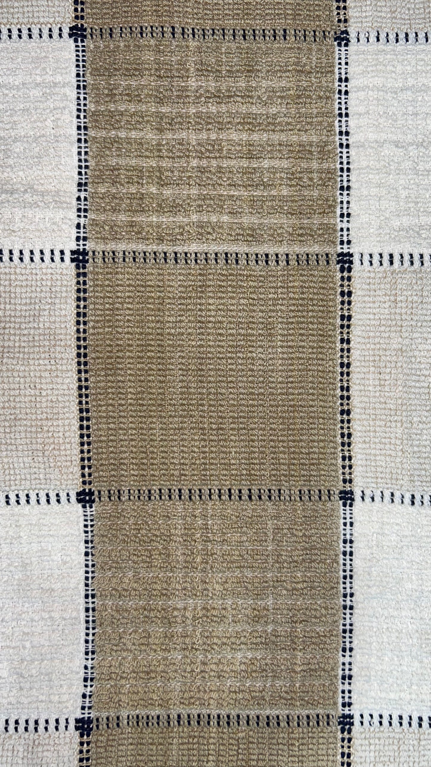 Sahara Grid Reverse Terry Towel