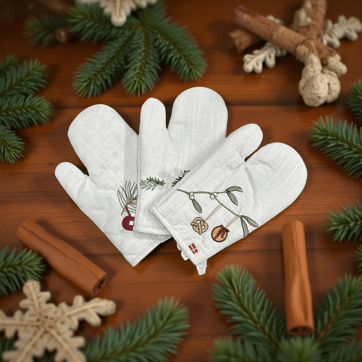 Nordic Noel Glove – Holiday Oven Mitt - Kapah