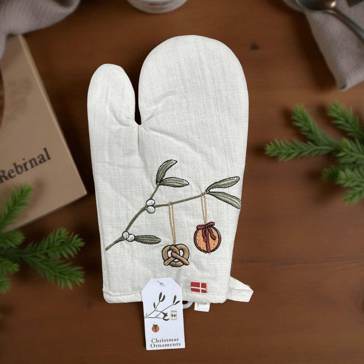 Nordic Noel Glove – Holiday Oven Mitt - Kapah