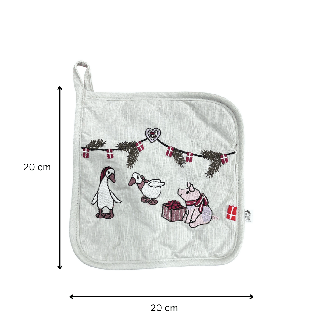 Holiday Friends Cotton Pot Holder - Kapah