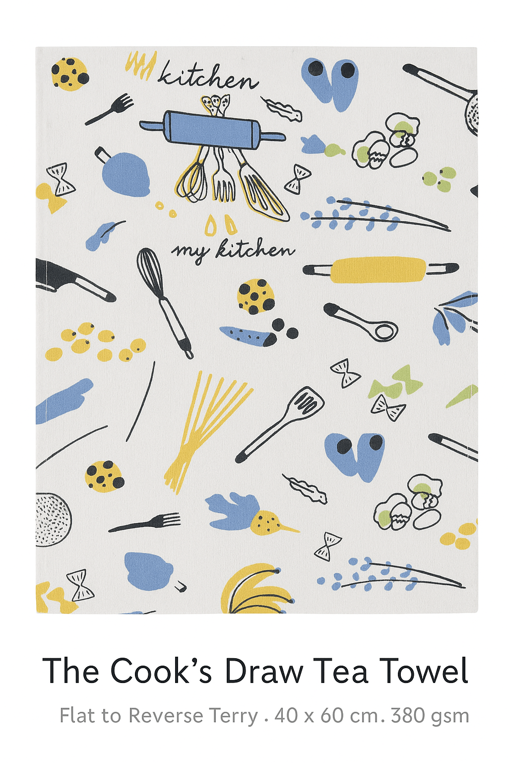 The Cooks Draw Tea Towel - Kapah