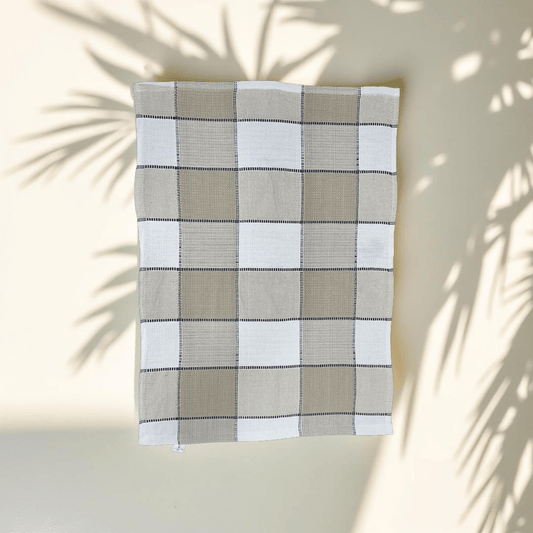 Sahara Grid Reverse Terry Towel - Kapah