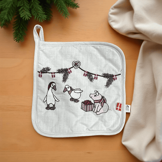 Holiday Friends Cotton Pot Holder - Kapah