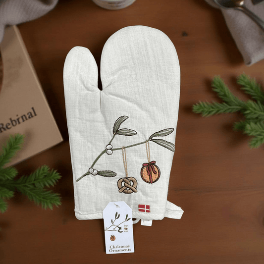 Nordic Noel Glove – Holiday Oven Mitt - Kapah