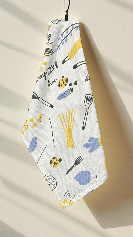 The Cooks Draw Tea Towel - Kapah